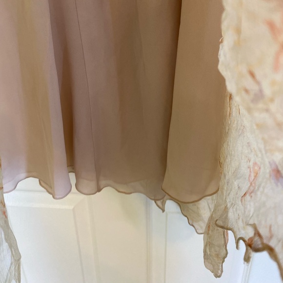 Silk asymmetrical Zara lined skirt - Picture 5 of 9